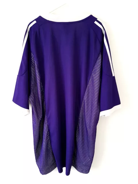 Anderlecht Home Shirt 2002. XXL 2XL. Original Adidas. Purple Adults Football Top 2