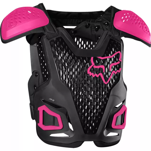 Fox Racing Youth R3 Guard Roost Deflector - Chest Protector - Black/Pink