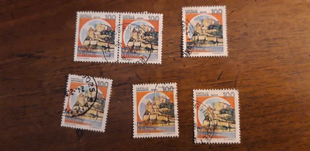 Timbres Italie stamps Italy 1980/1984/1985/1986/1988/1990/1991/1993/1999/2000 17