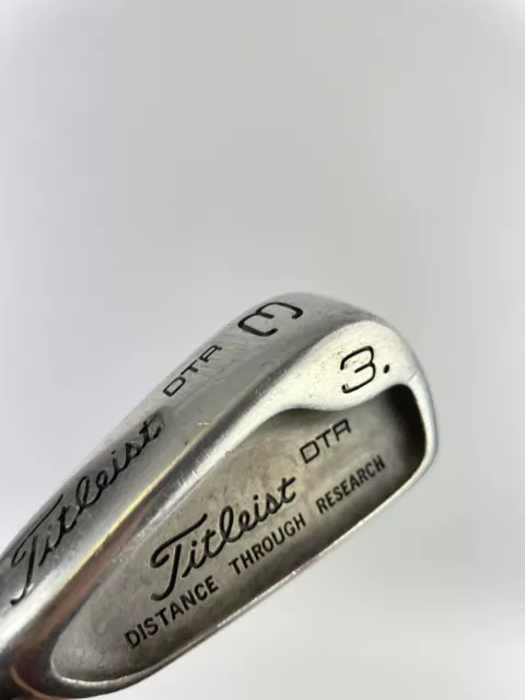 Titleist DTR schwarzer Punkt 3 Eisen Normalstahl/Linkshänder/Golf Pride Griff/1531 3