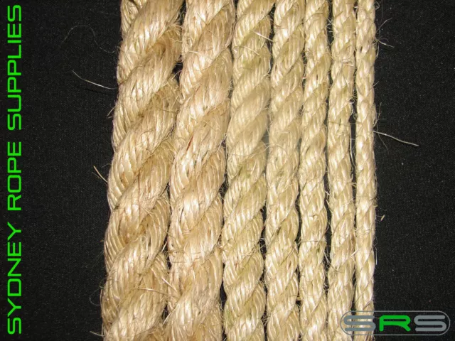 8Mm Sisal Rope Sold Per Metre Excellent Quality