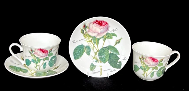 Tasse Mug Roy Kirkham 1992 Motif Fruits - Raisins Framboises Poires - Porcelaine Blanche Vintage