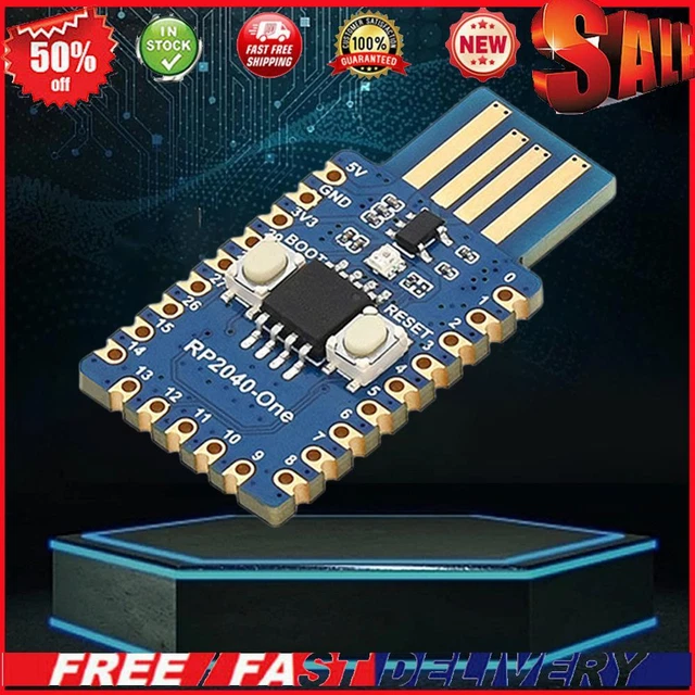 RP2040 MCU Board USB-A Plug Development Board Based On Raspberry Pi RP2040
