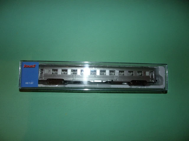 JOUEF voiture voyageurs 2ième classe DEV INOX HJ4145-2 NEUF JOUEF voiture voyageurs 2ième classe DEV INOX HJ4145-2 NEUF