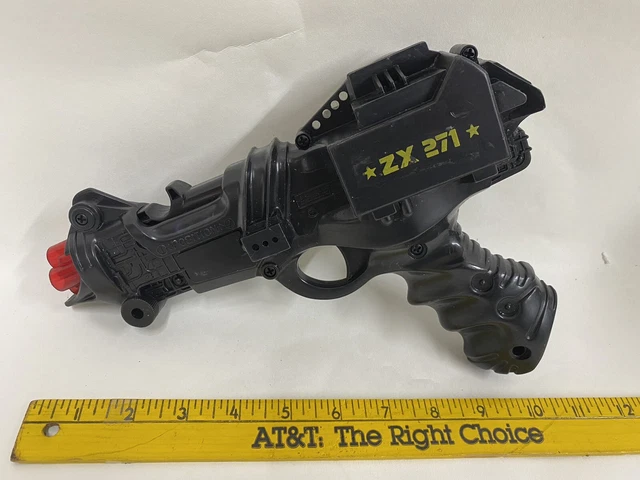 EDISON GIOCATTOLI PLASTIC Toy Space Blaster Gun ZX 271 Works