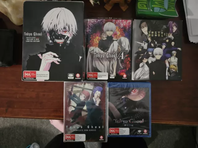 Tokyo Ghoul Second Season 2 Blu-Ray + Extras New Sealed (Sleeveless Open) R2