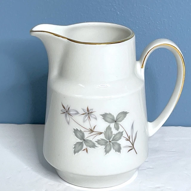 RARE Vintage Winterling WIG30 GRAY LEAF Bavaria Germany 4" high Creamer