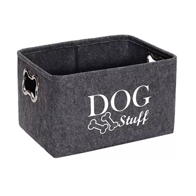 1Pc dog toy bin Dog Toy Bin Storage Box Baskets Pet Toy Boxes for Dog Toys