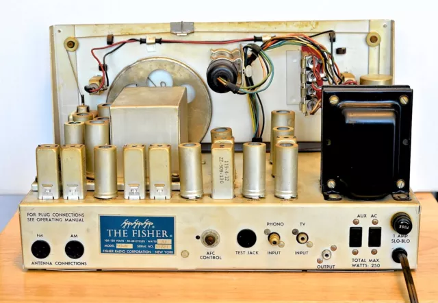 RARE THE FISHER FM TUBE TUNER RECEIVER mod. 50-R 3