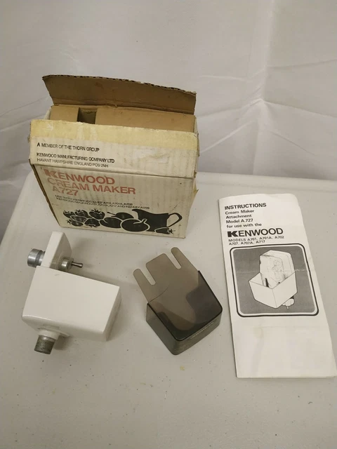 VINTAGE KENWOOD CHEF Cream Maker Attachment A727 Parts Lot 6.00