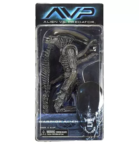 NECA Aliens Warrior Alien vs Predator AVP Black 7" Action Figure 1:12  In Stock