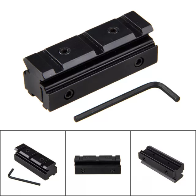 DOVETAIL WEAVER PICATINNY Rail For Rifle Scope Mount Base Adapter 11mm ...
