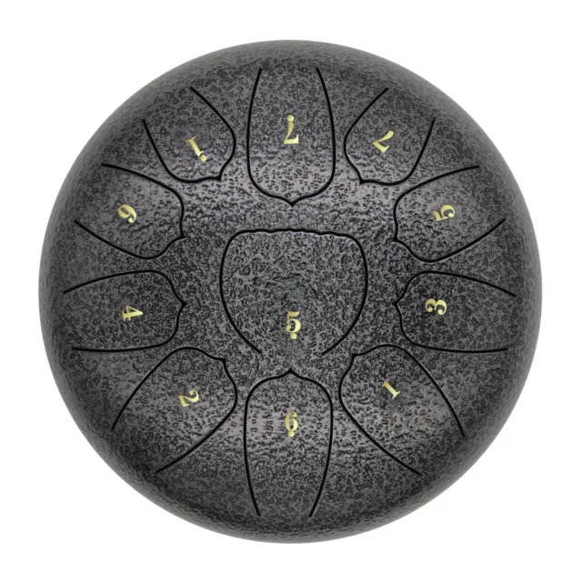 6 Inch Steel Tongue Drum 11 Notes Handpan Drum with Drum Mallet Finger F7T7