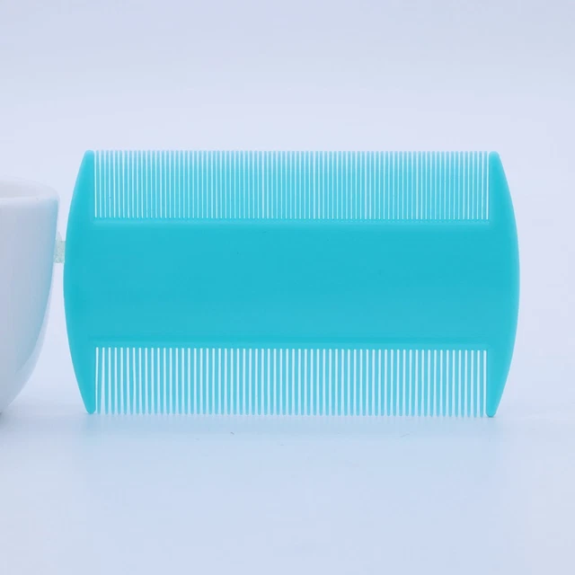 Compact Plastic Ultra Fine Nit LICE Comb Childrens Hair nit remover Dual sides 4