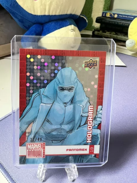 2020-21 Upper Deck Marvel Annual Foil Hologram 31/49 Fantomex #19 tu6