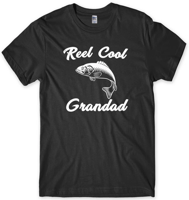 Maglietta unisex da uomo Reel Cool Grandad Funny