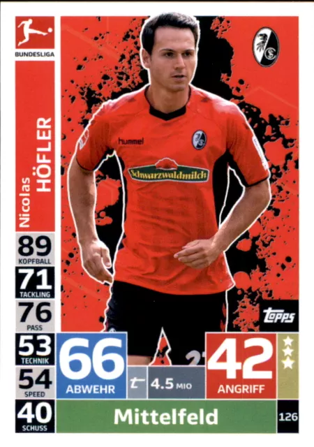 Topps Match Attax 18/19 - 126 - Nicolas Höfler