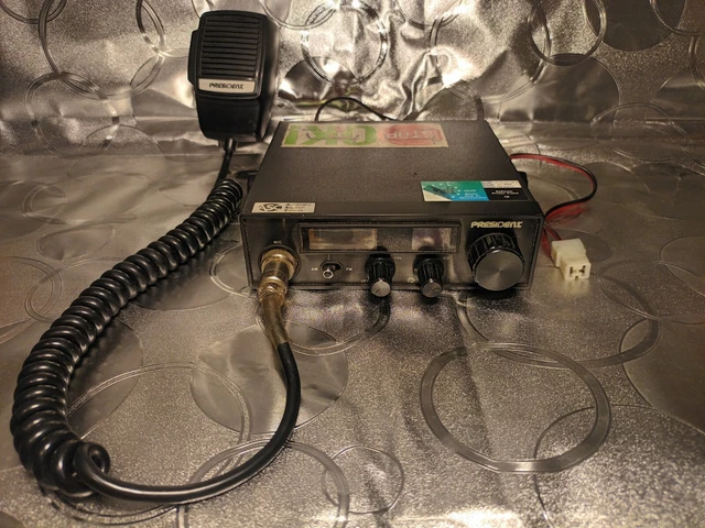 CB President Taylor ASC – 40 Canaux AM/FM, Testé Avec President Jackson ASC (Occasion)