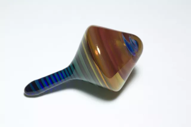 1.20" Spinning Top by Dusty Gamble | glass art handmade in Texas
