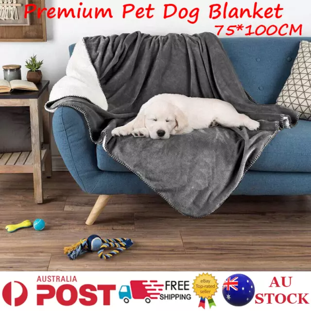 Premium Waterproof Reversible Pet Dog Blanket Bed Protects Couch Bed From Spills