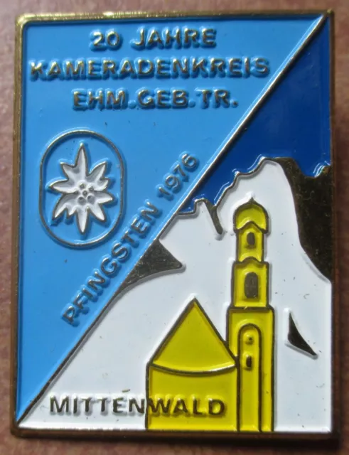 Pfingsten 1976 20 Jahre Kameradenkreis ehemalige Gebirgstruppe Mittenwald