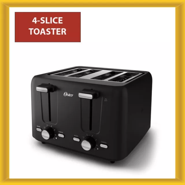 Oster TSSTTRJB30 4-Slice Toaster - Stainless Steel