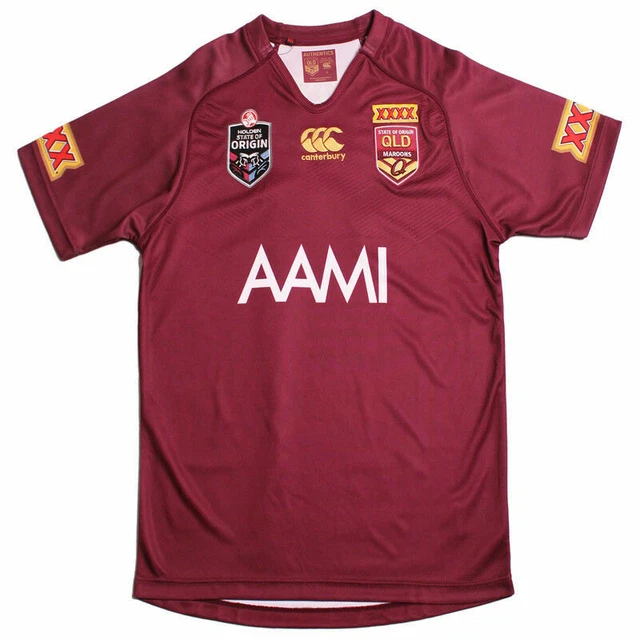 Mens Queensland Maroons State of Origin Home Jersey Size 3XL