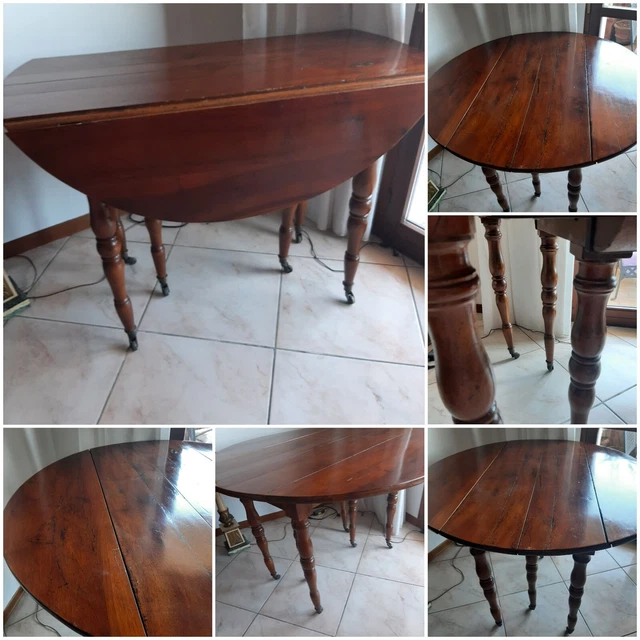 Tavolo Antiquariato Con Bandelle