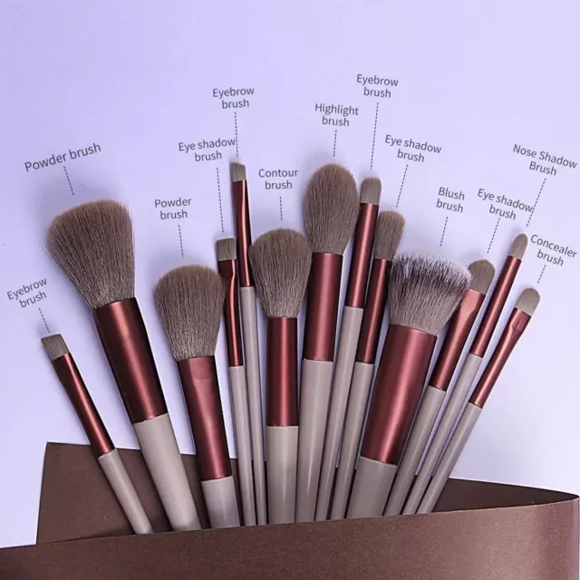 Pennelli Make up  13Pcs Set Di Pennelli per Trucco in Marmo Set Di Pennelli per