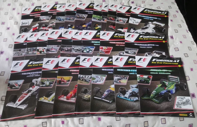FORMULA ONE F1 The Car Collection Diecast 1:43 Model Lot & Magazine ...