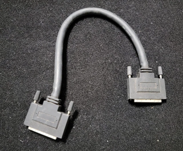 Vtg Avid DigiDesign 10 in SCSI Cable to connect 2 Avid Ultra 160 drives together