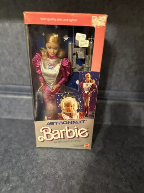 1985 Astronaut Barbie Doll We Girls Can Do Anything Mattel 2449