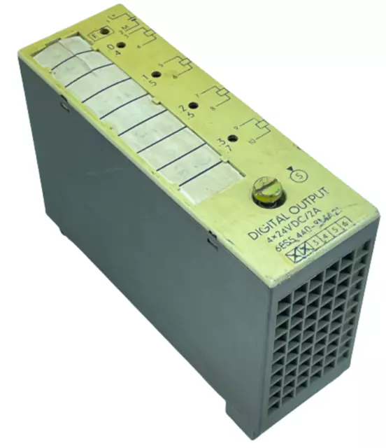 Siemens Simatic S5 6ES5 440-8 MA21 Digitale Uscita Plc Modulo Relè 4x24VDC/2A