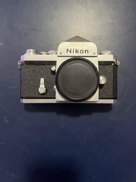 Vintage Nikon F Photomic FTN SLR film camera. Untested