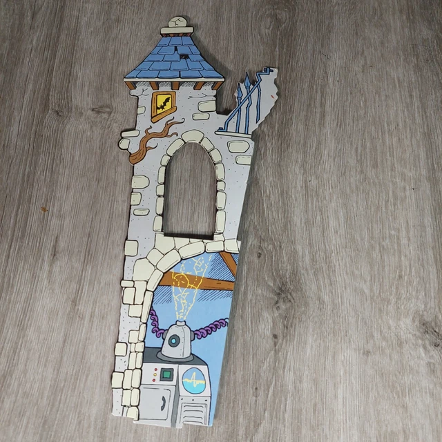 SCOOBY DOO HAUNTED House 3D Board Game Replacement Part Left Side Panel