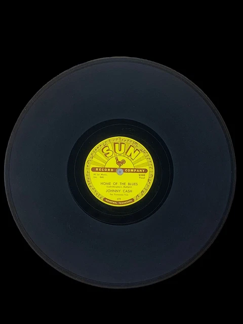Johnny Cash - Home Of The Blues 279, SUN records, Shellac, 10", 78 RPM, US, 1957 Johnny Cash - Home Of The Blues 279, SUN records, Shellac, 10", 78 RPM, US, 1957
