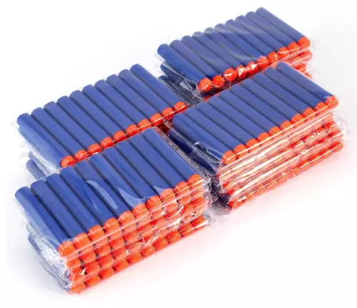 SG Toys Soft Foam Bullets. 1 to 1200. Fits Nerf Darts Guns. N-Strike Elite Etc