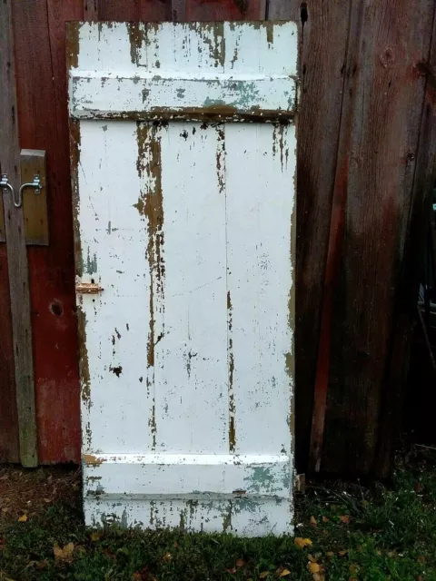 Antique Heart Pine Barn Basement Plank Hand Made Access Door 31x73x1 RARE