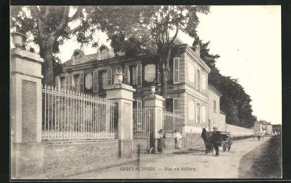 CPA Grisy-Suisnes, Rue de Sillery