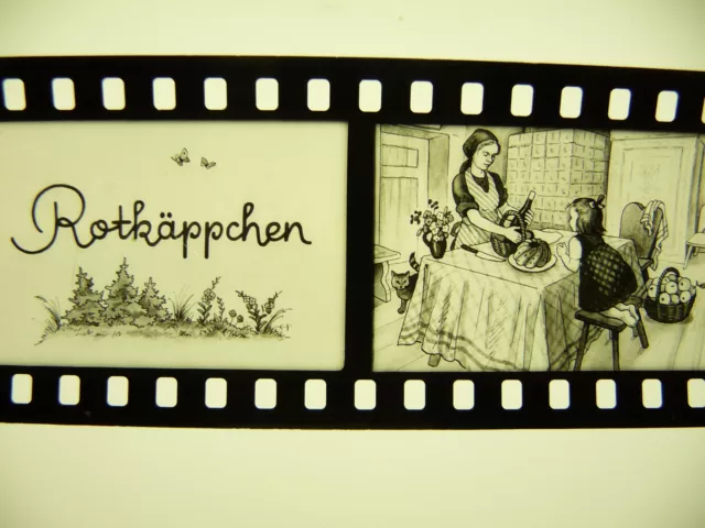 DDR Dia Rollfilm " Rotkäppchen " DEFA Diafilm Pouva Magica