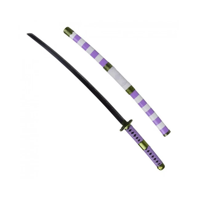 One Piece Katana Nidai Kitetsu Rufy Acciaio Non Affilato 168 Cm Cosplay