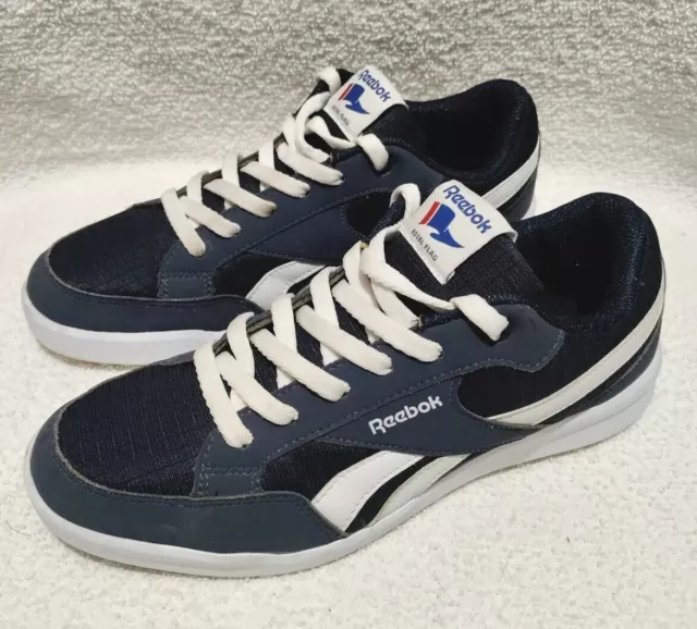 Reebok Royal Court Royal Flag Womens Us 8.5 Blue White Sneakers Shoes