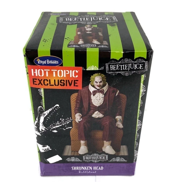 Royal Bobbles Beetlejuice Shrunken Head Bobble-Head Neitherworld Witch Exclusive