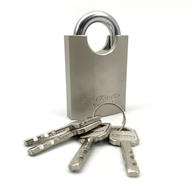 Heavy Duty Protected Shackle Container Shed Padlock 60Mm * Keyed Alike * X 2