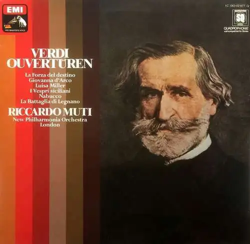 Riccardo Muti, Giuseppe Verdi - Ouvertüren LP Quad Vinyl Schallp
