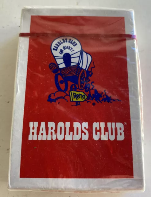 Vintage Harold's Club Playing Card Decks Sealed Reno Nevada Nos Casino