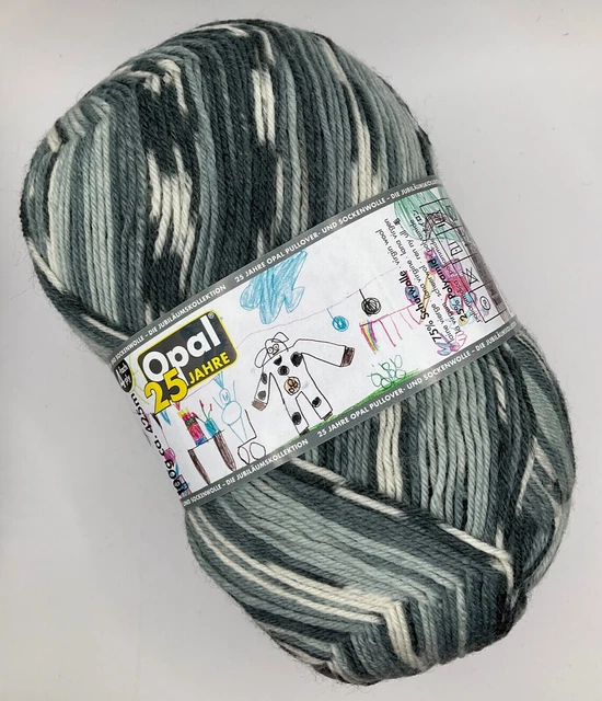 (79,50€/kg) Opal Sockenwolle 25 Jahre großes Fest 11044