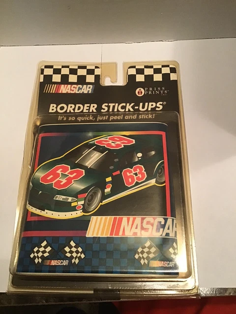 Peeling y Stick-Ups con impresiones de bordes de NASCAR para autos