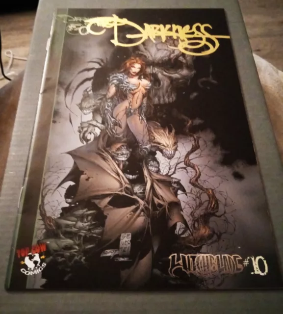 WITCHBLADE #10 (Top Cow 1996) -- 1st Appearance DARKNESS -- GOLD FOIL VARIANT