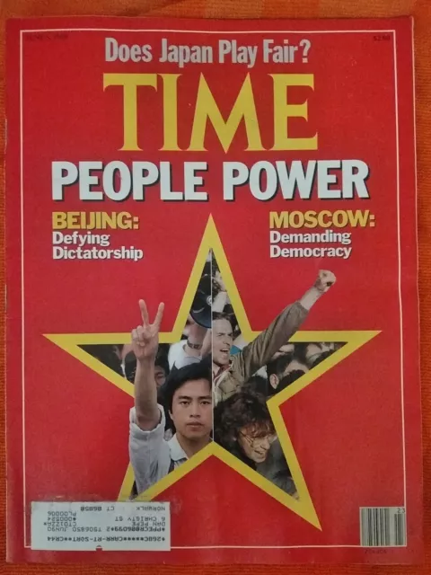 Time Magazine June 5 1989 People Power  Beijing  &  Moscow